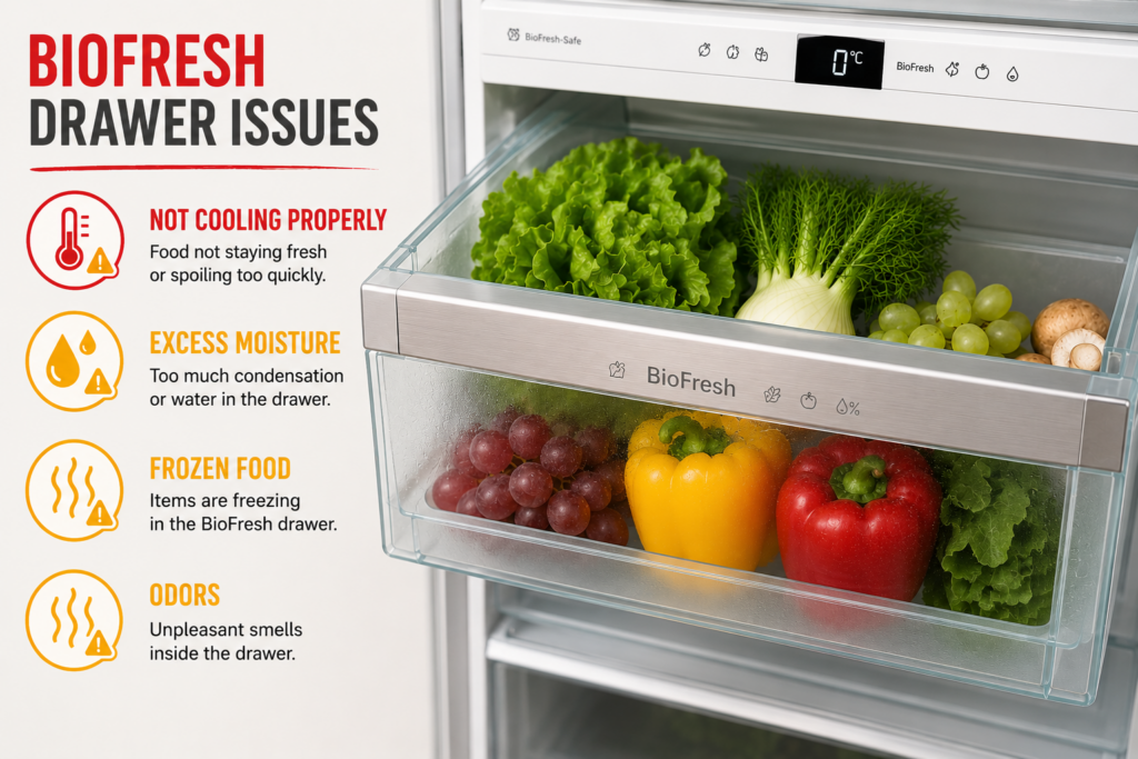 liebherr biofresh drawer issues