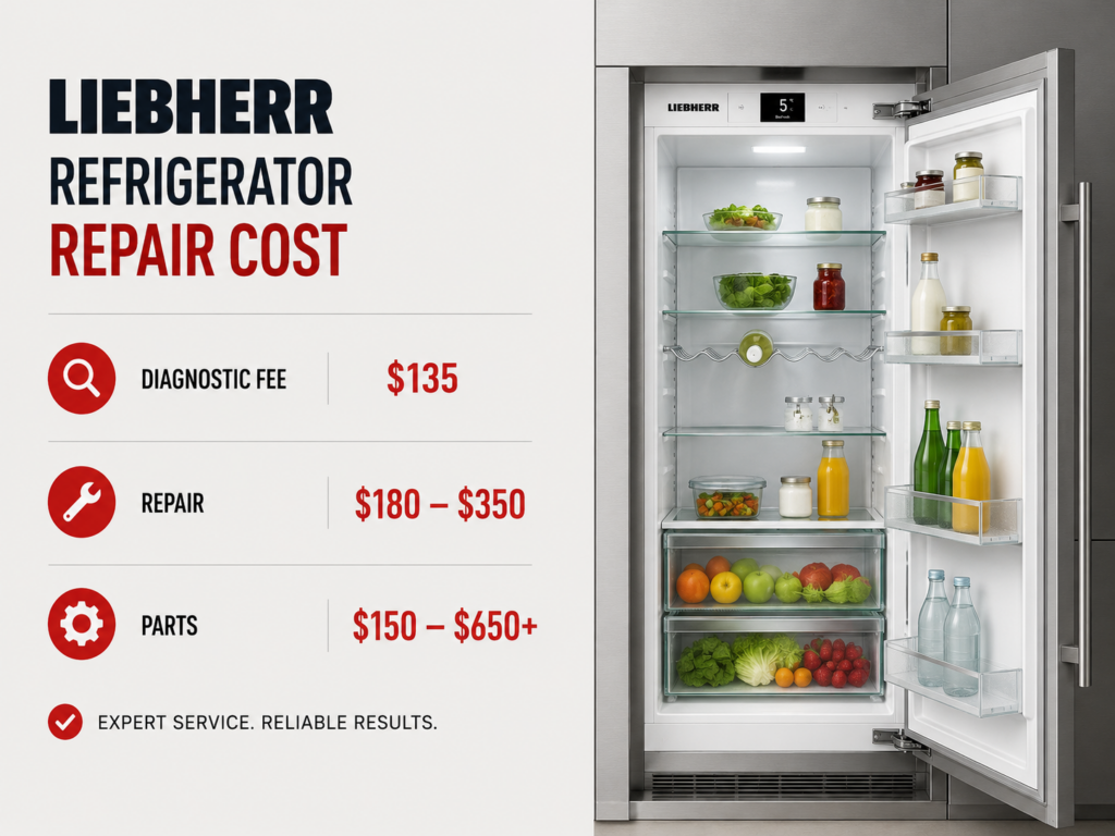 liebherr refrigerator repair cost