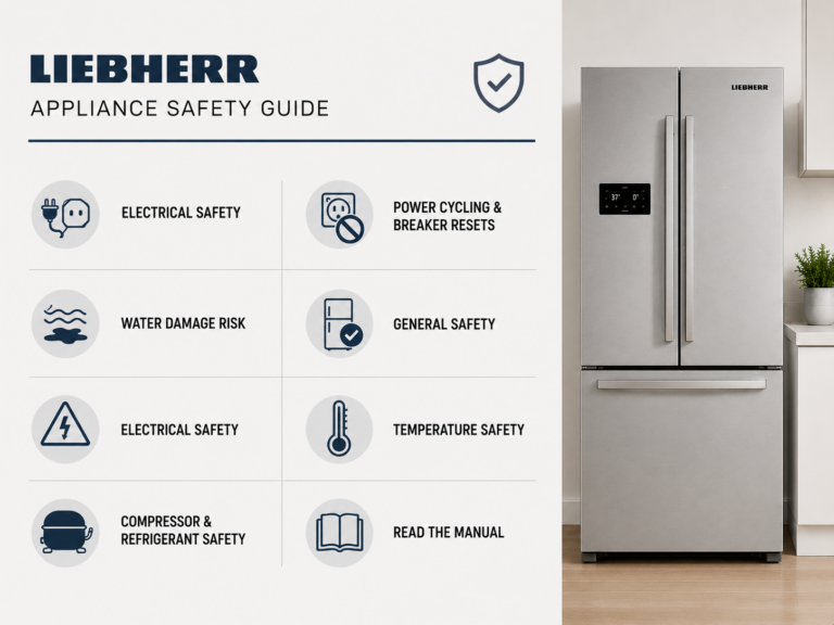 liebherr appliance safety guide