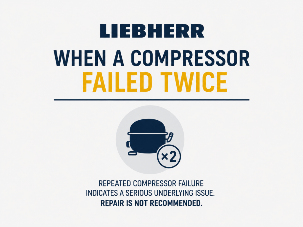 when a liebherr compressor failed twice